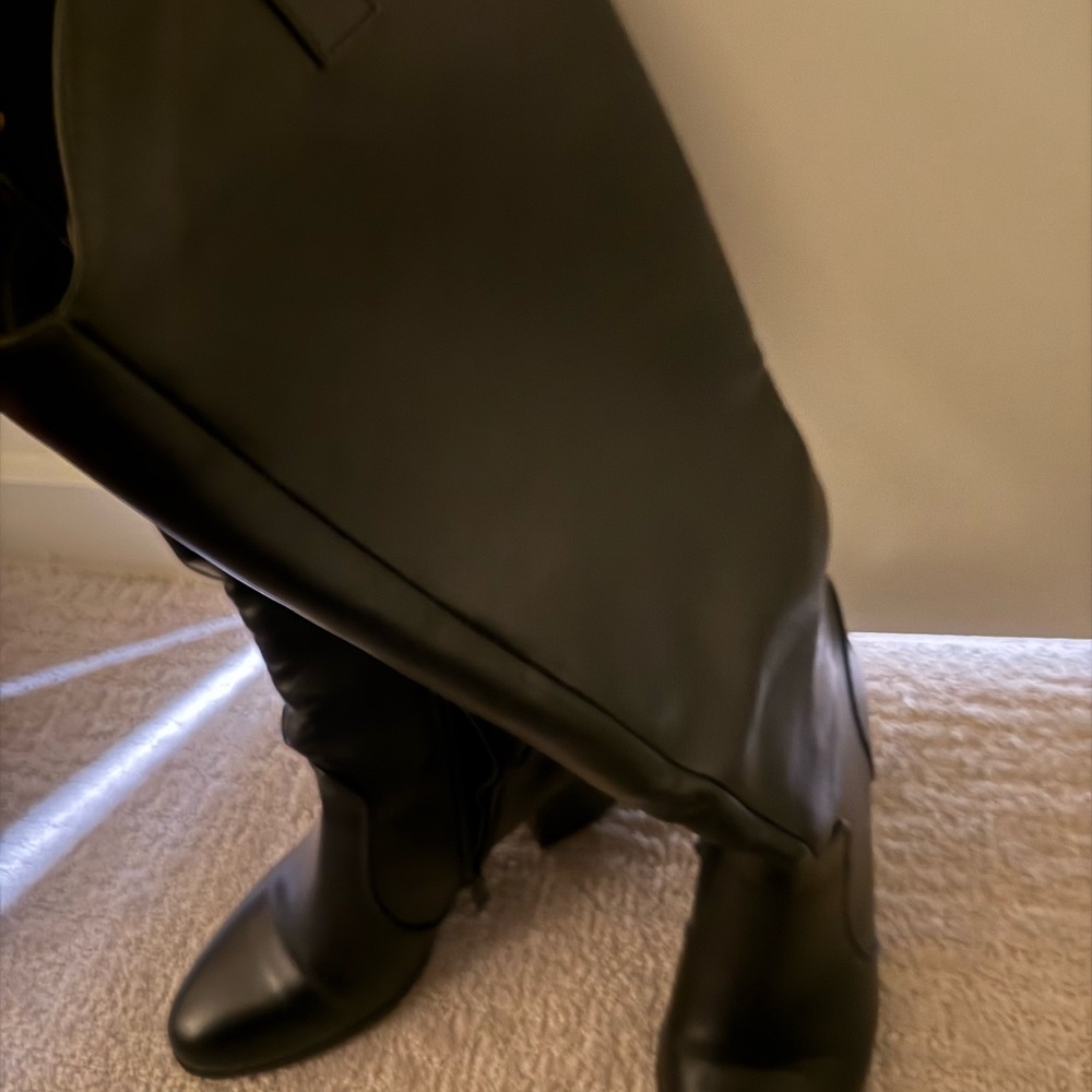 Black Knee-High Boots